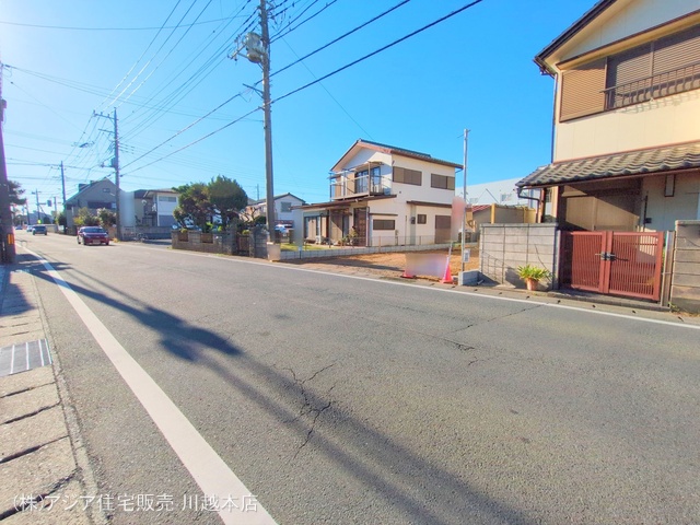 埼玉県川越市大字豊田本の新築戸建て更地・土地写真 2024年11月18日撮影