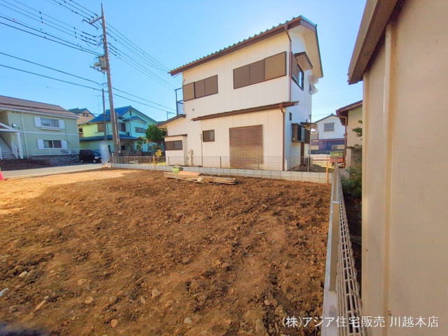 埼玉県川越市大字豊田本の新築戸建て更地・土地写真 2024年11月18日撮影