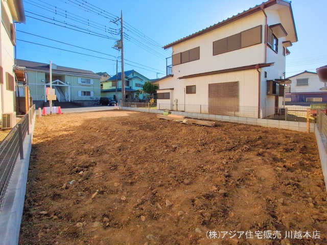 埼玉県川越市大字豊田本の新築戸建て更地・土地写真 2024年11月18日撮影