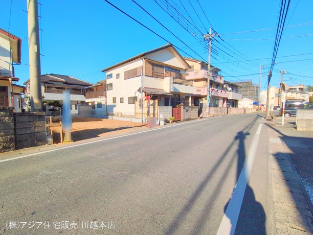 埼玉県川越市大字豊田本の新築戸建て更地・土地写真 2024年11月18日撮影