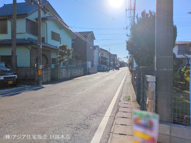 埼玉県川越市大字豊田本の新築戸建て更地・土地写真 2024年11月18日撮影