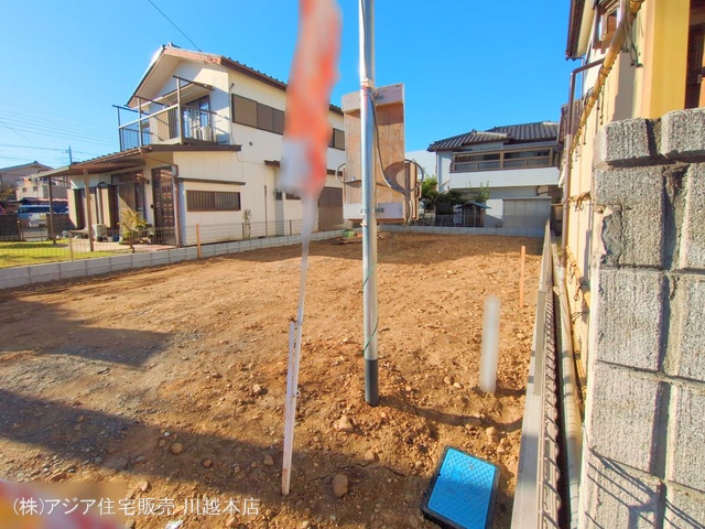 埼玉県川越市大字豊田本の新築戸建て更地・土地写真 2024年11月18日撮影