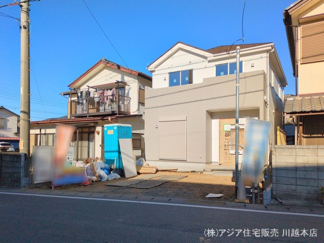埼玉県川越市大字豊田本の新築戸建て外構写真 2025年1月29日撮影