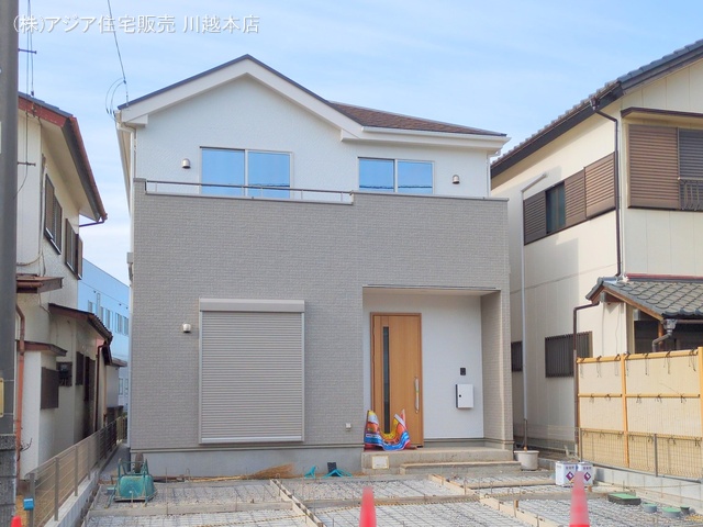埼玉県川越市大字豊田本の新築戸建て外構写真 2025年2月20日撮影