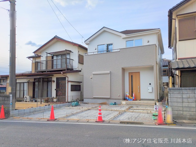埼玉県川越市大字豊田本の新築戸建て外構写真 2025年2月20日撮影