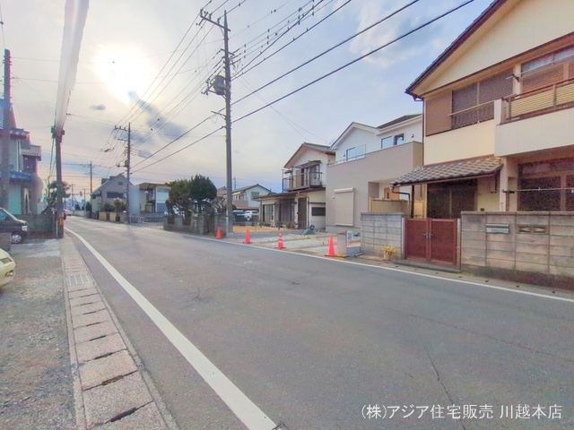 埼玉県川越市大字豊田本の新築戸建て外構写真 2025年2月20日撮影