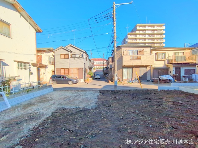 埼玉県川越市仙波町３丁目の新築戸建て更地・土地写真 2024年12月16日撮影