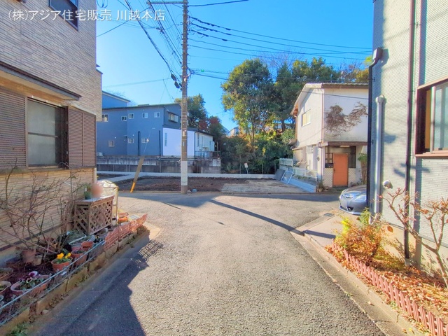 埼玉県川越市仙波町３丁目の新築戸建て更地・土地写真 2024年12月16日撮影