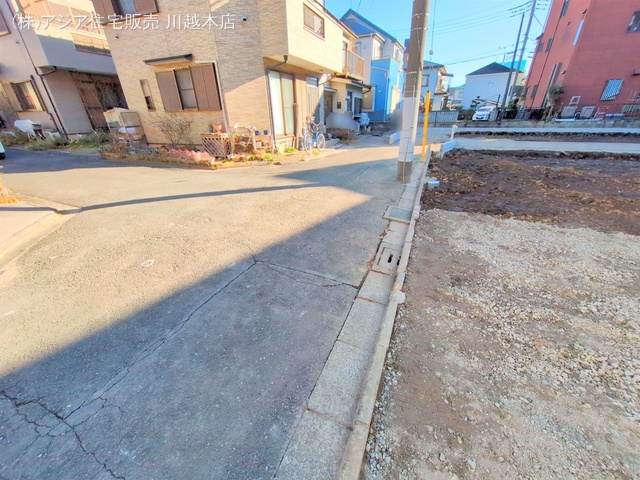 埼玉県川越市仙波町３丁目の新築戸建て更地・土地写真 2024年12月16日撮影