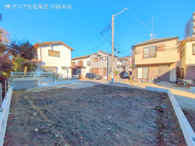 埼玉県川越市仙波町３丁目の新築戸建て更地・土地写真 2024年12月16日撮影