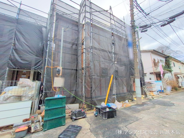 埼玉県川越市仙波町３丁目の新築戸建てシート写真 2025年3月5日撮影