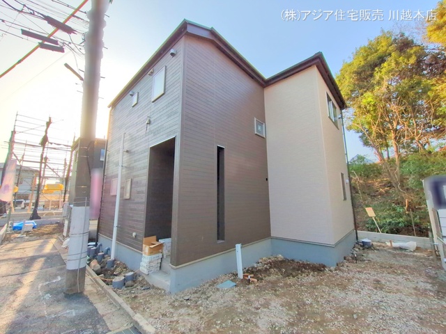 埼玉県川越市仙波町３丁目の新築戸建て外構写真 2025年3月25日撮影