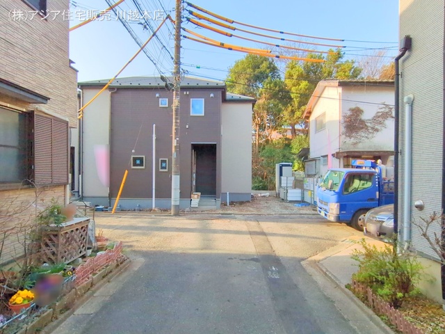 埼玉県川越市仙波町３丁目の新築戸建て外構写真 2025年3月25日撮影