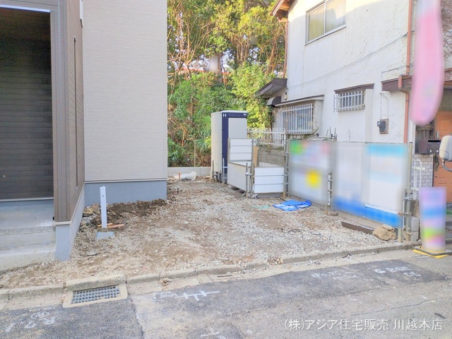 埼玉県川越市仙波町３丁目の新築戸建て外構写真 2025年3月25日撮影