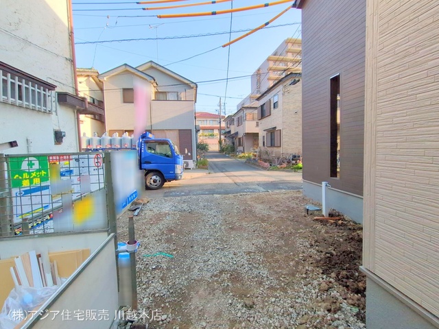 埼玉県川越市仙波町３丁目の新築戸建て外構写真 2025年3月25日撮影