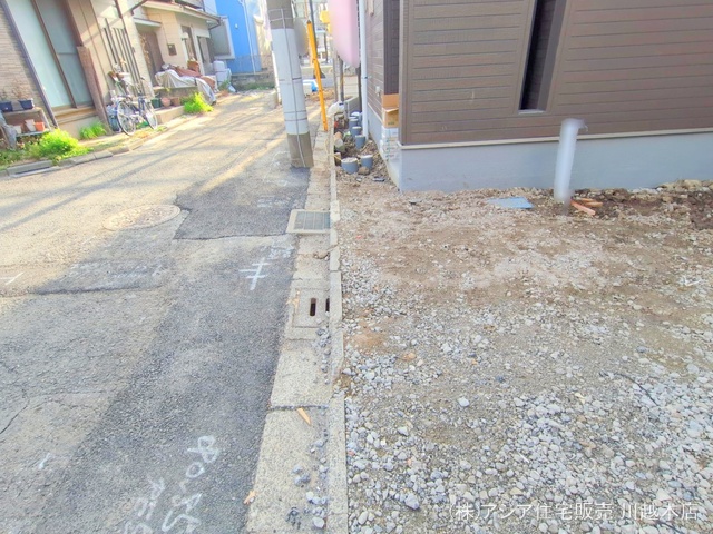 埼玉県川越市仙波町３丁目の新築戸建て外構写真 2025年3月25日撮影
