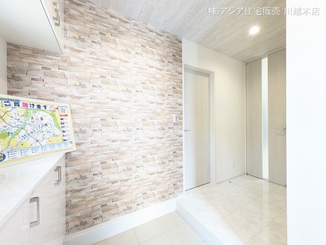 埼玉県川越市仙波町３丁目の新築戸建て玄関写真 2025年8月24日撮影