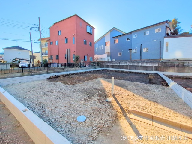 埼玉県川越市仙波町3丁目の新築戸建て更地・土地写真 2024年12月16日撮影