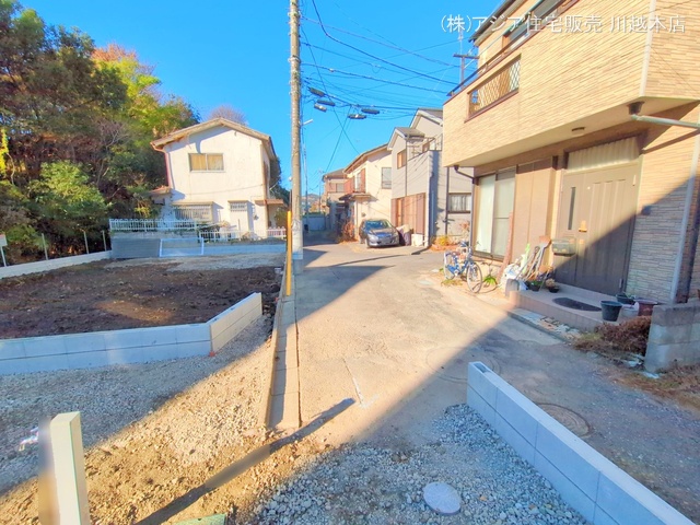 埼玉県川越市仙波町3丁目の新築戸建て更地・土地写真 2024年12月16日撮影
