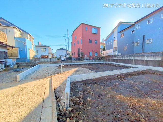 埼玉県川越市仙波町3丁目の新築戸建て更地・土地写真 2024年12月16日撮影