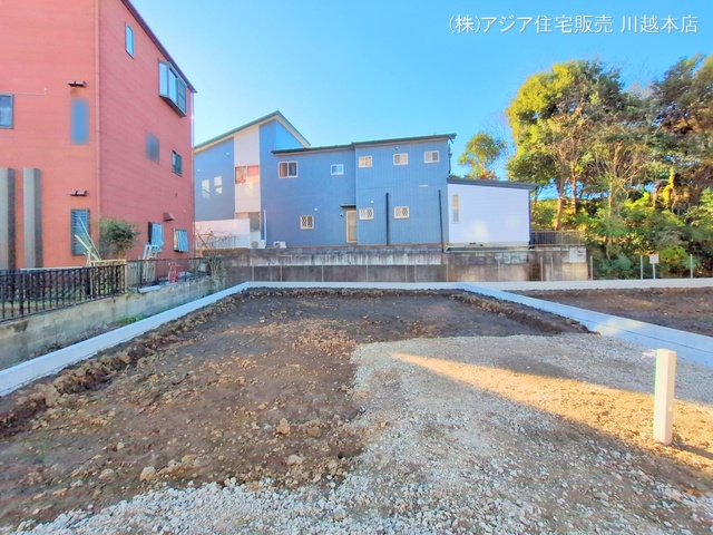 埼玉県川越市仙波町3丁目の新築戸建て更地・土地写真 2024年12月16日撮影