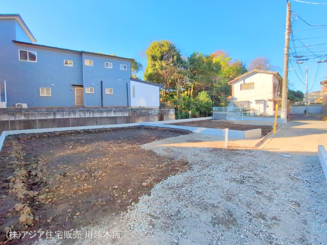 埼玉県川越市仙波町3丁目の新築戸建て更地・土地写真 2024年12月16日撮影