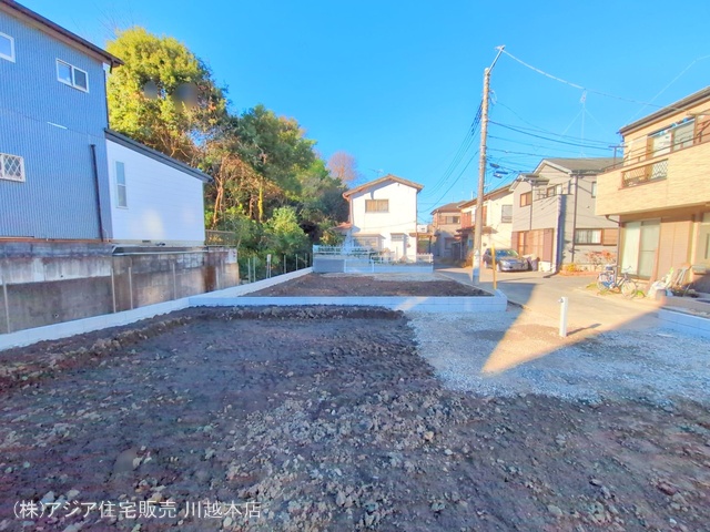 埼玉県川越市仙波町3丁目の新築戸建て更地・土地写真 2024年12月16日撮影