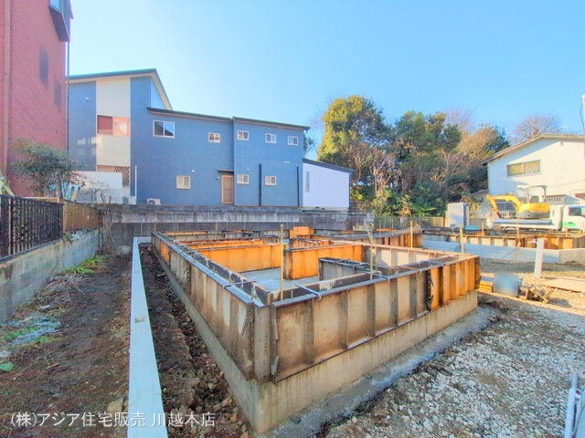 埼玉県川越市仙波町3丁目の新築戸建て基礎写真 2025年1月14日撮影