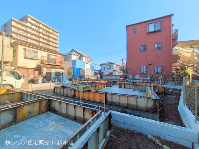 埼玉県川越市仙波町3丁目の新築戸建て基礎写真 2025年1月14日撮影