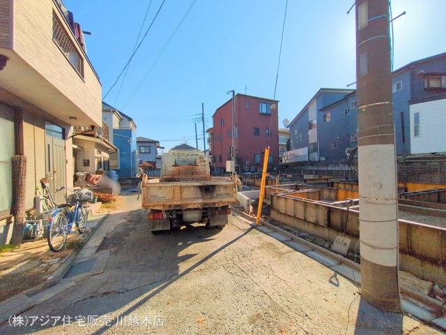 埼玉県川越市仙波町3丁目の新築戸建て基礎写真 2025年1月14日撮影
