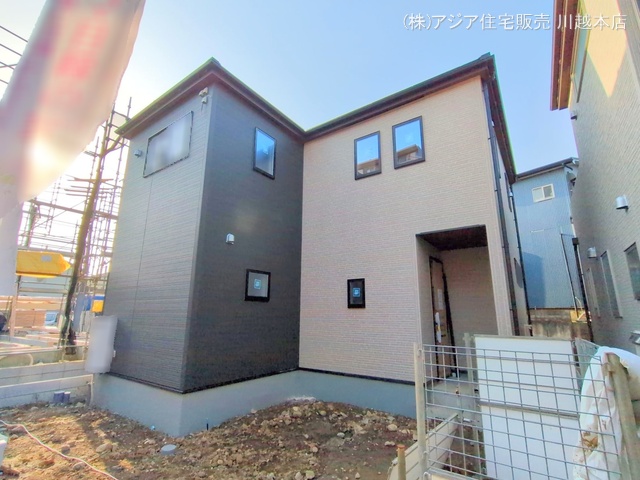 埼玉県川越市仙波町3丁目の新築戸建て外構写真 2025年3月25日撮影