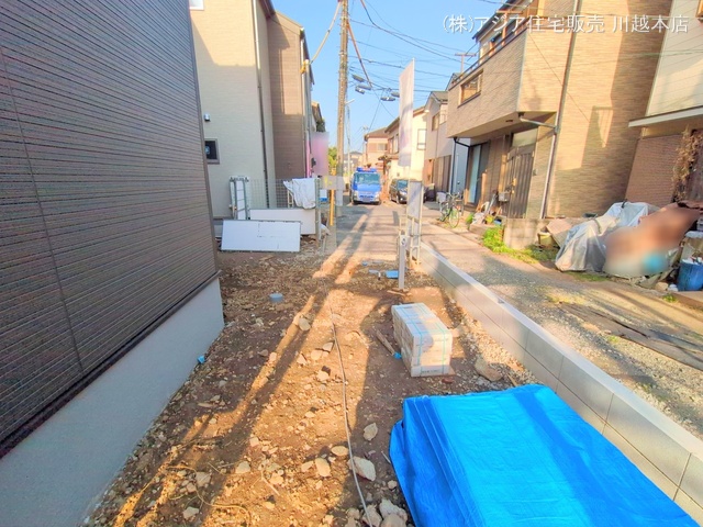 埼玉県川越市仙波町3丁目の新築戸建て外構写真 2025年3月25日撮影