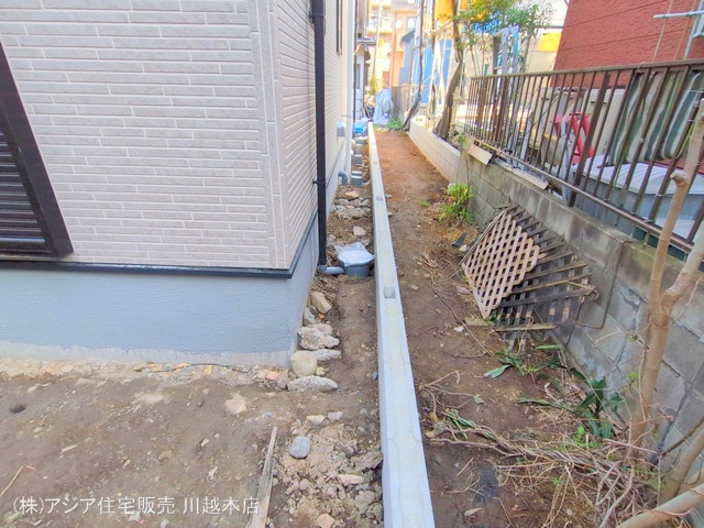 埼玉県川越市仙波町3丁目の新築戸建て外構写真 2025年3月25日撮影