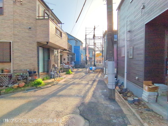 埼玉県川越市仙波町3丁目の新築戸建て外構写真 2025年3月25日撮影
