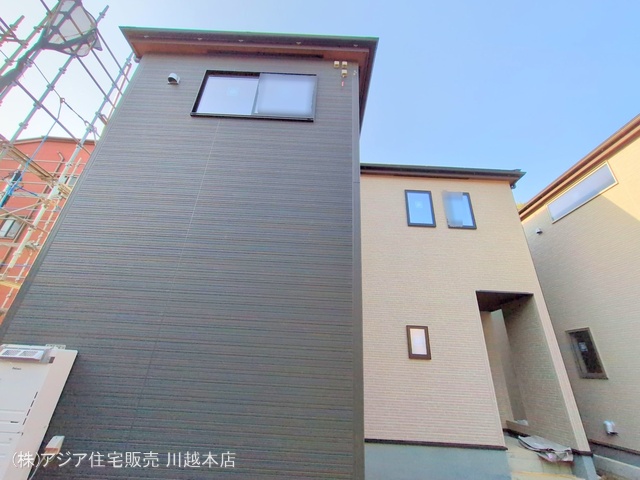 埼玉県川越市仙波町3丁目の新築戸建て外構写真 2025年3月25日撮影
