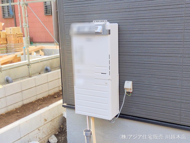 埼玉県川越市仙波町3丁目の新築戸建て外構写真 2025年3月25日撮影