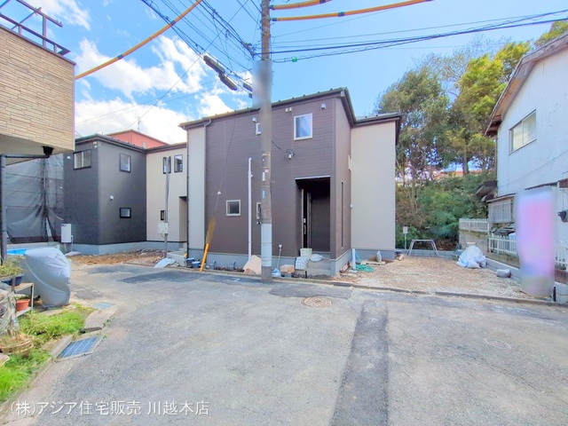 埼玉県川越市仙波町3丁目の新築戸建て外構写真 2025年4月14日撮影