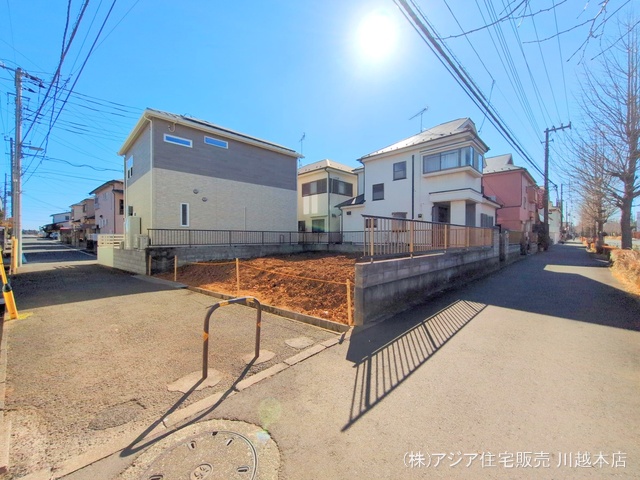埼玉県狭山市狭山台2丁目の新築戸建て更地・土地写真 2025年2月13日撮影