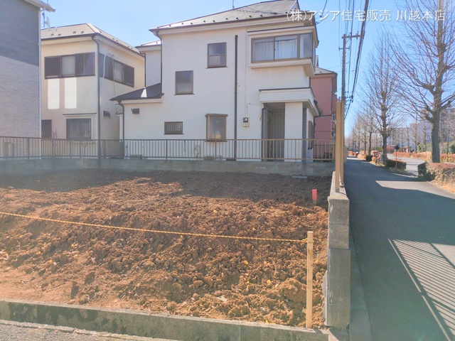 埼玉県狭山市狭山台2丁目の新築戸建て更地・土地写真 2025年2月13日撮影
