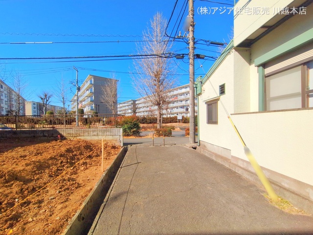 埼玉県狭山市狭山台2丁目の新築戸建て更地・土地写真 2025年2月13日撮影