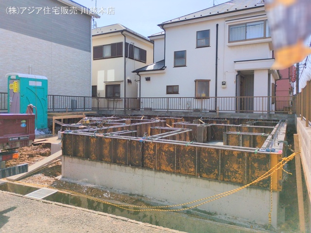 埼玉県狭山市狭山台2丁目の新築戸建て基礎写真 2025年3月13日撮影