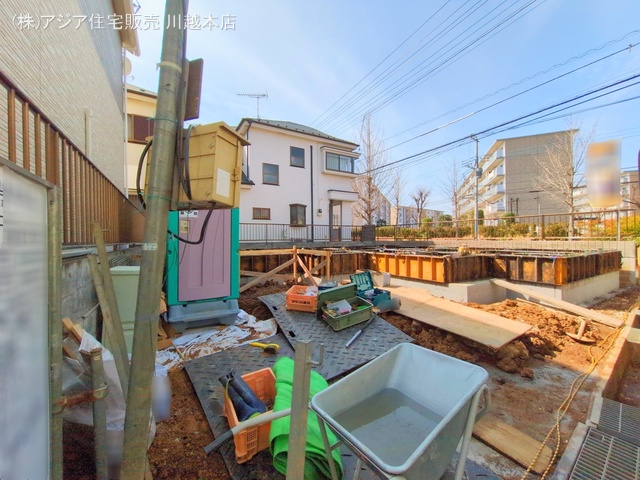 埼玉県狭山市狭山台2丁目の新築戸建て基礎写真 2025年3月13日撮影