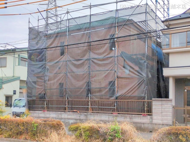 埼玉県狭山市狭山台2丁目の新築戸建て上棟写真 2025年3月30日撮影