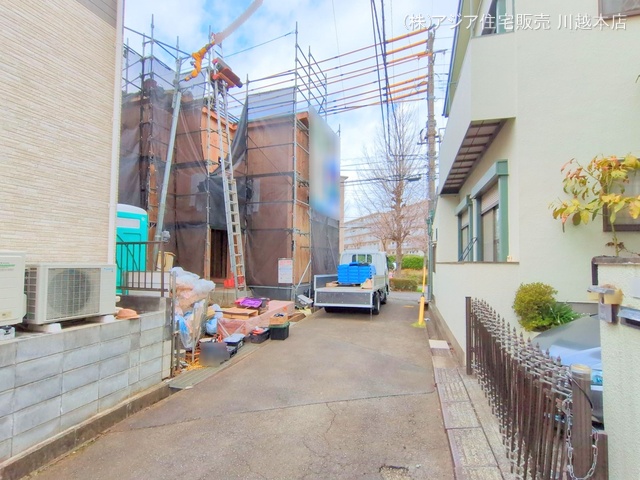 埼玉県狭山市狭山台2丁目の新築戸建て上棟写真 2025年3月30日撮影
