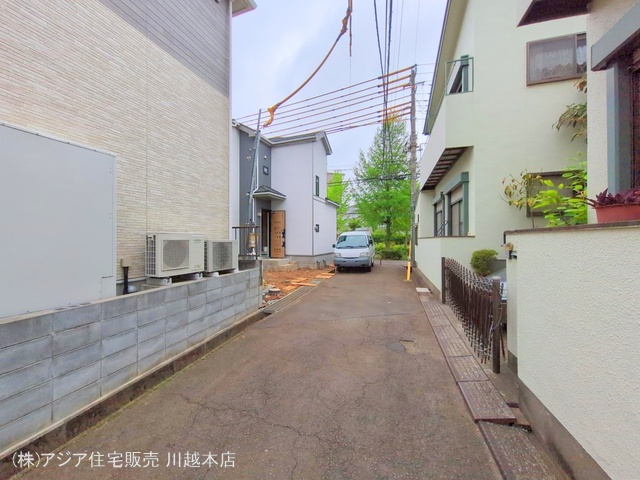 埼玉県狭山市狭山台2丁目の新築戸建て外構写真 2025年4月22日撮影