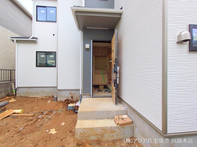 埼玉県狭山市狭山台2丁目の新築戸建て外構写真 2025年4月22日撮影