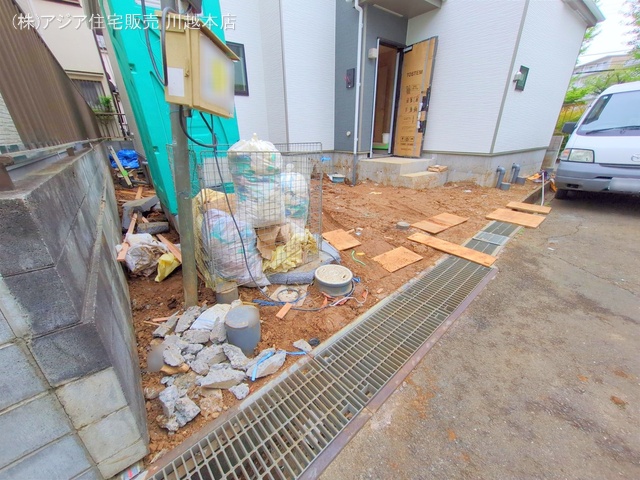 埼玉県狭山市狭山台2丁目の新築戸建て外構写真 2025年4月22日撮影