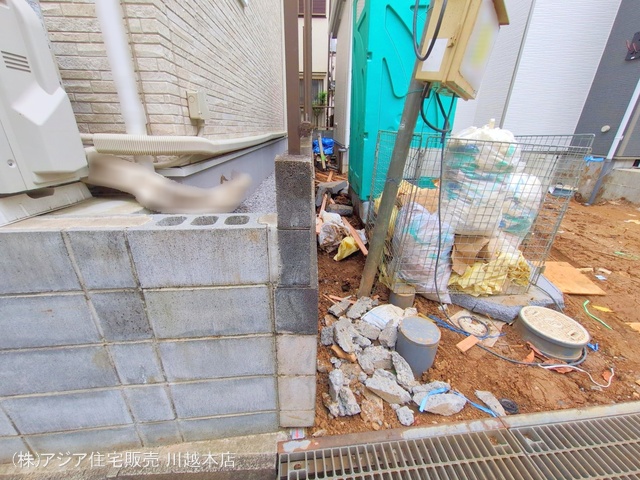 埼玉県狭山市狭山台2丁目の新築戸建て外構写真 2025年4月22日撮影