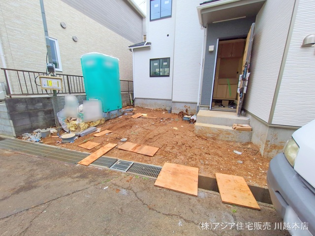 埼玉県狭山市狭山台2丁目の新築戸建て外構写真 2025年4月22日撮影