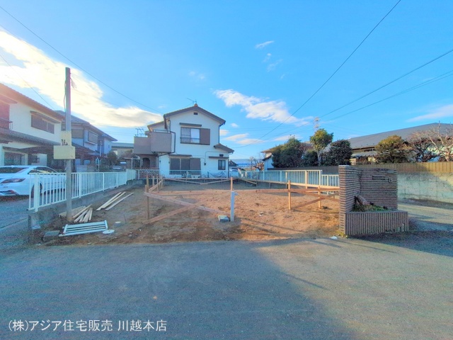 埼玉県川越市上野田町の新築戸建て更地・土地写真 2025年1月15日撮影